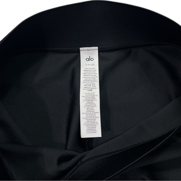 NWT Alo Yoga Airlift High Waist 7/8 Line Up Legging size Small in Black - Picture 6 of 8